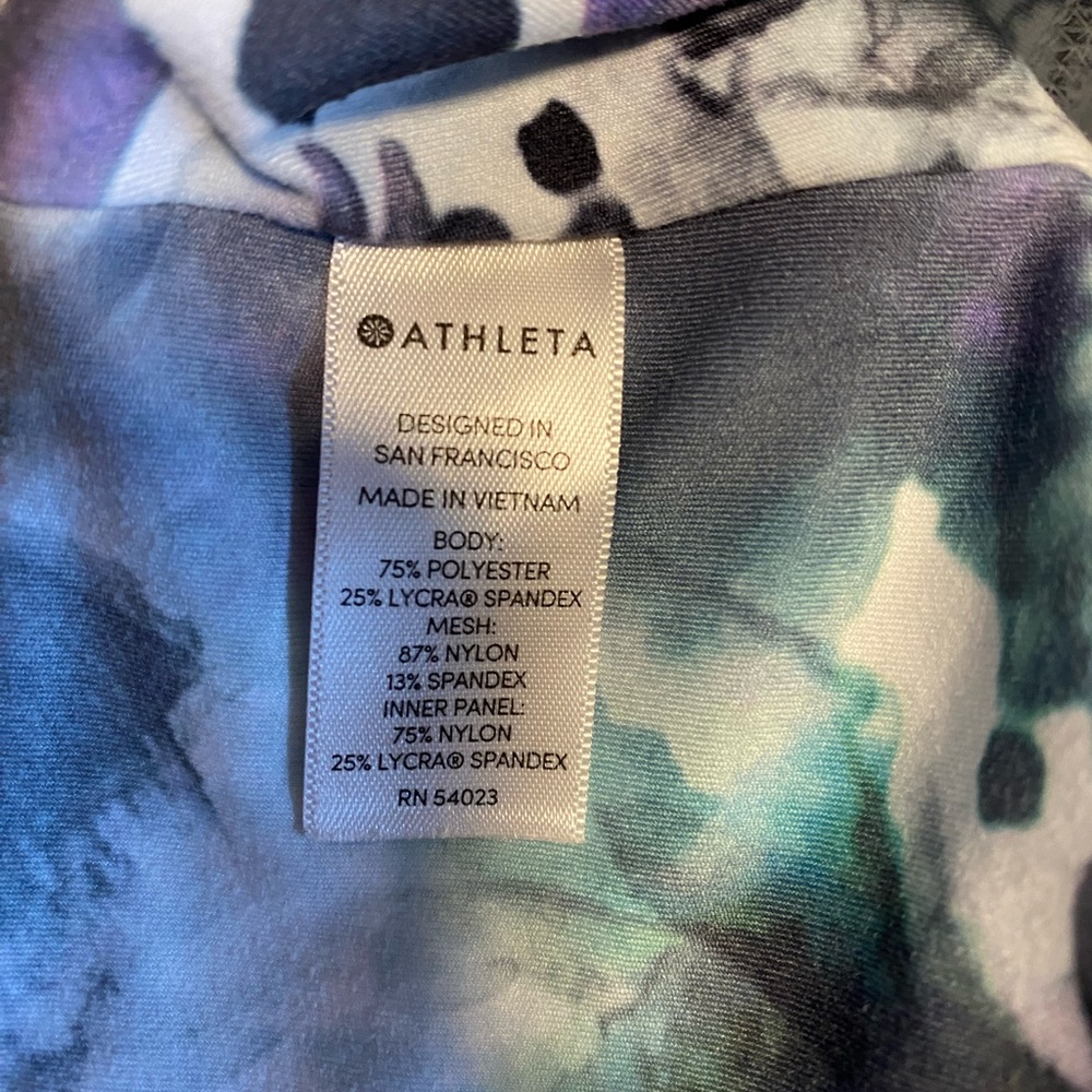 Athleta Floral Mudra 7/8 Tight - Picture 6 of 6